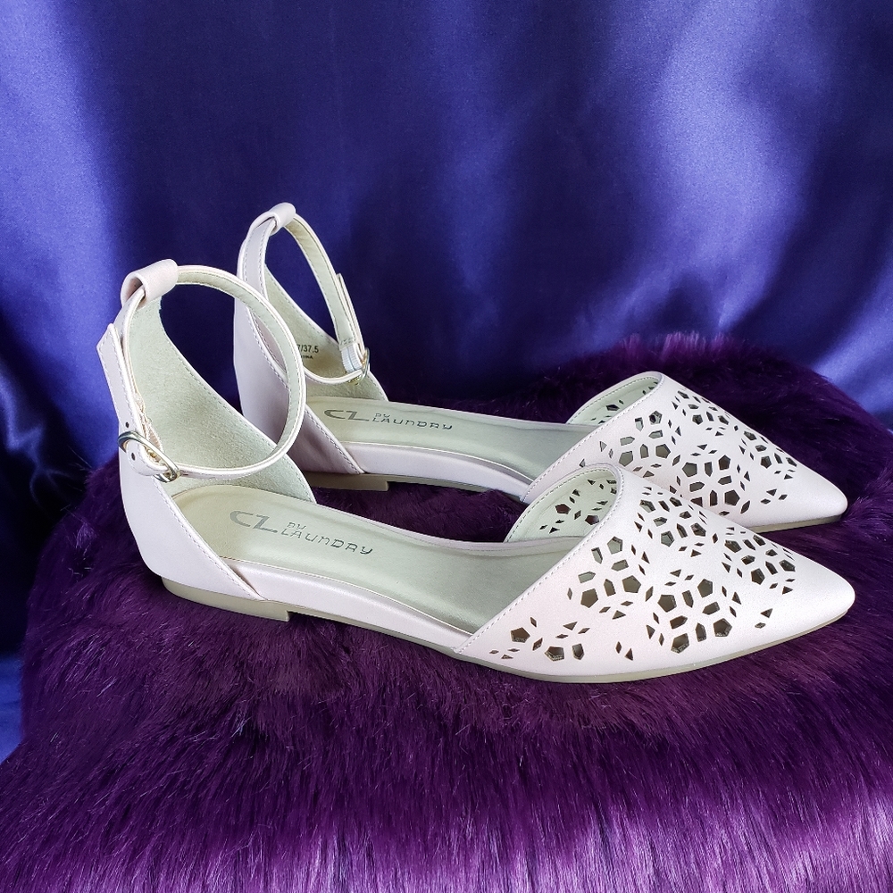 Pink flats size 7